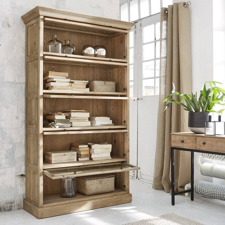 Produktbild Loberon Schrank Stourbridge antikbraun (120 x 45 x 207 cm)