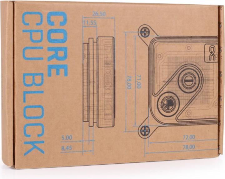 Actual product image Alphacool WAC Core 1 White