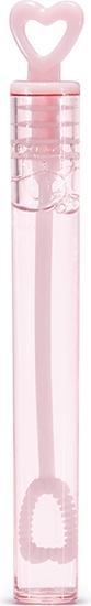 Actual product image Partydeco Soap bubbles Heart, pink (1 pkt / 48 pc.)