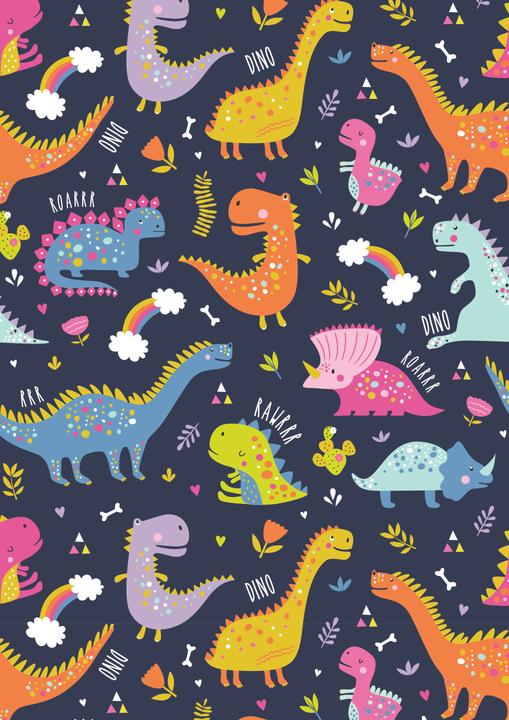 Actual product image Be creative! - Craft paper pirates, dinos and Co. - craft ideas and 30 sheets of motif paper in 2 (120 g/m², 30x)
