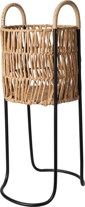 Actual product image Natura Punto Flowerpot Stand Wicker and Metal