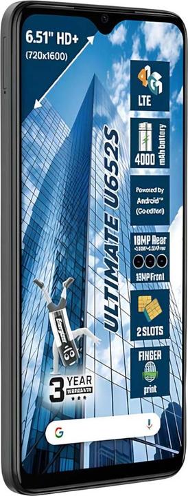 Image du produit Energizer Smartphone 2 Go de RAM 64 Go de mémoire Double SIM 4G LTE (64 Go, Noir, 6.51", Double SIM)