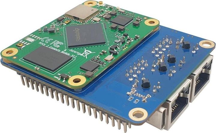 Actual product image Allnet radxa cm3i industrial embedded som module 4gb ram /16gb emmc wifi/bt