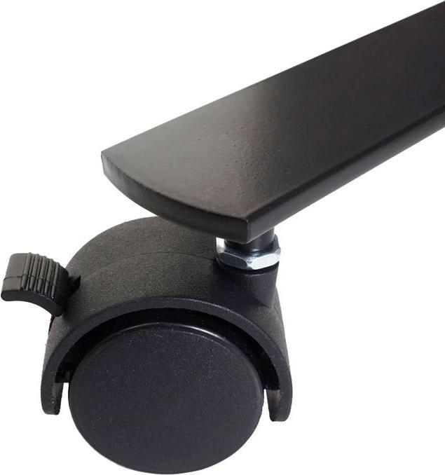 Produktbild Mendler Akustik-Trennwand HWC-G77, Pinnwand, doppelwandig rollbar Stoff/Textil, 147x80cm grün (147 x 80 x 39 cm)