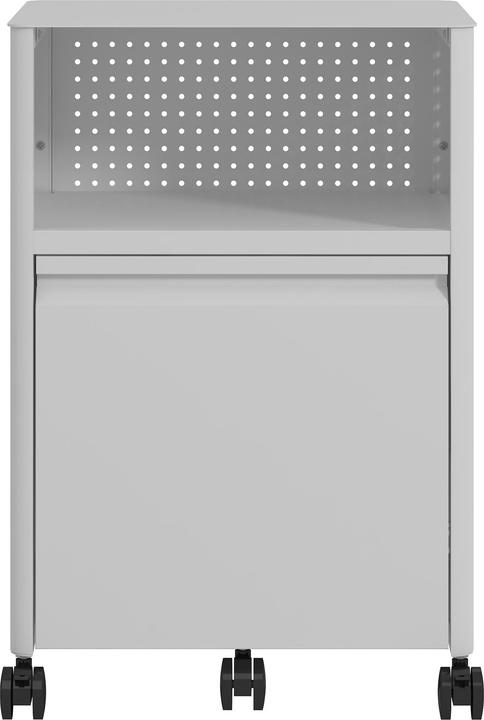 Produktbild En.Casa Rollcontainer Velvevn Stahl 54x40x36 cm Weiss (39.50 x 35.50 x 54 cm)