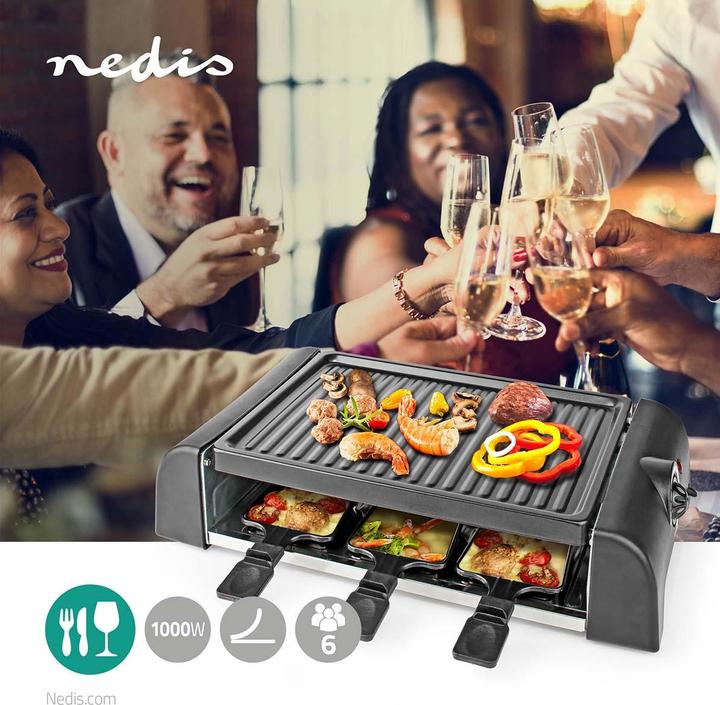 Actual product image Nedis Gourmet raclette grill