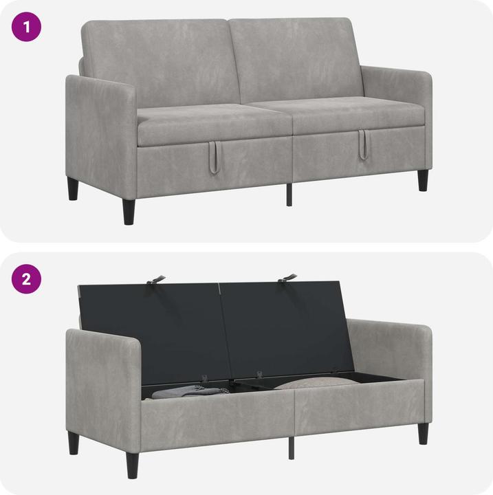 Produktbild vidaXL Sofa mit Stauraum