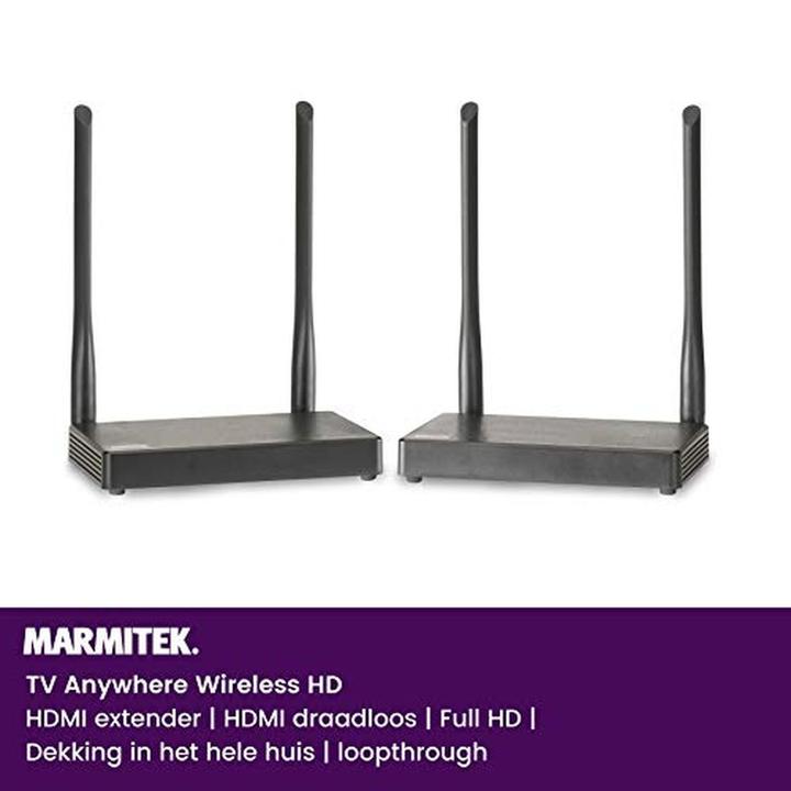 Productafbeelding Marmitek TV Overal Draadloos HD (50 m, HDCP)