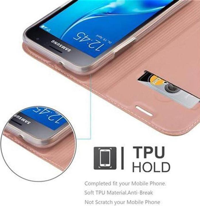 Actual product image Cadorabo Book Classy Style Cover (Samsung Galaxy J1 (2016))