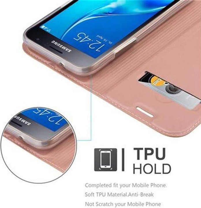 Produktbild Cadorabo Book Classy Style Cover (Samsung Galaxy J1 (2016))