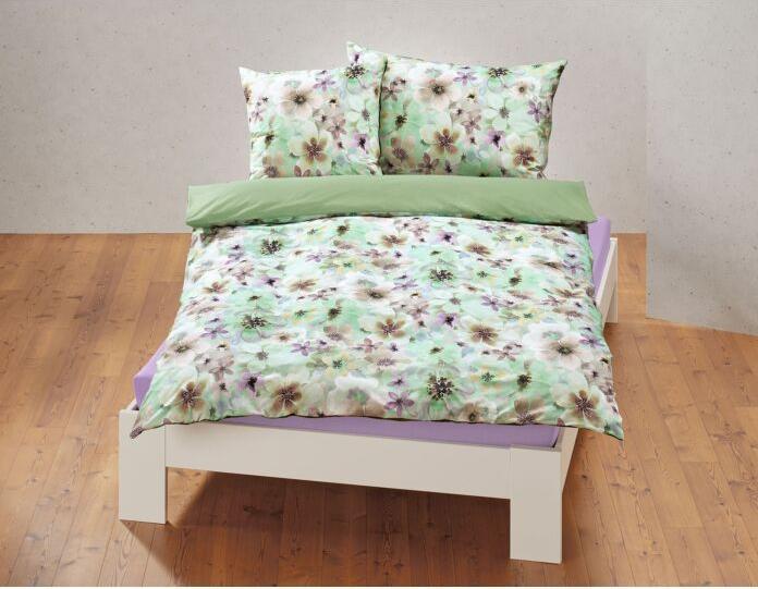 Vedia Parure de lit Fleurs XXL