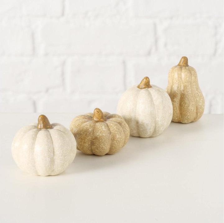 Image du produit Boltze Home Boltze Aufsteller Kübis-Set Pumpky Keramik, 6.5 x 5.5 cm