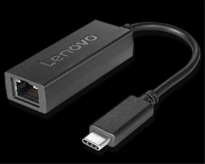 Produktbild Lenovo USB-C Ethernet (RJ-45) Adapter (RJ45, 20 cm)