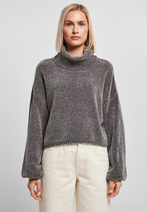 Produktbild Urban Classics Ladies Short Chenille Turtleneck Sweater - 13801 (5XL)