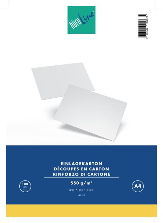 Actual product image BüroLine Einlagekarton für A4 (210 x 297 mm, 100 x)