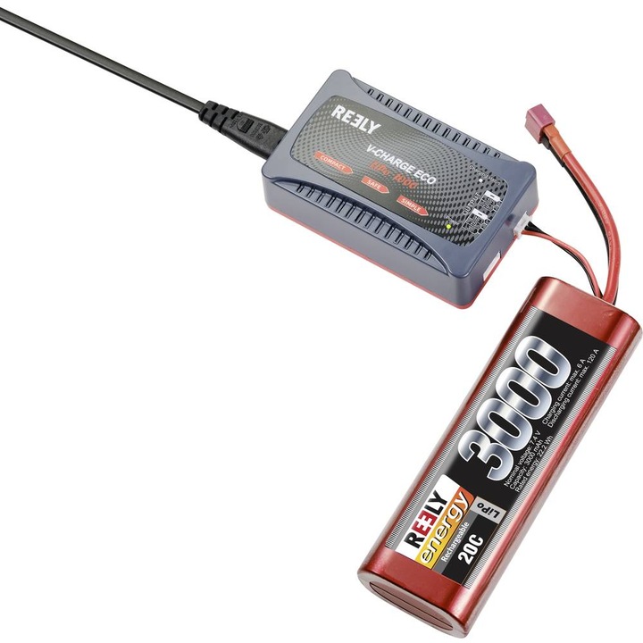 Produktbild Reely V-CHARGE ECO LiPo 1000 Modellbau-Ladegerät 230 V 1 A LiPo