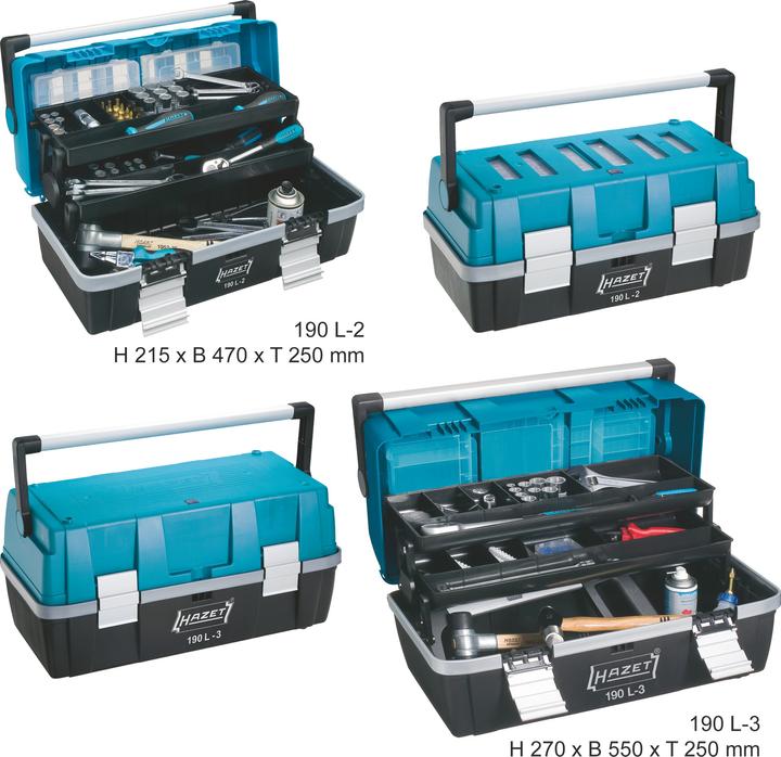 Produktbild HAZET Kunststoff-Werkzeugkasten 190L-2 (1 Teil)