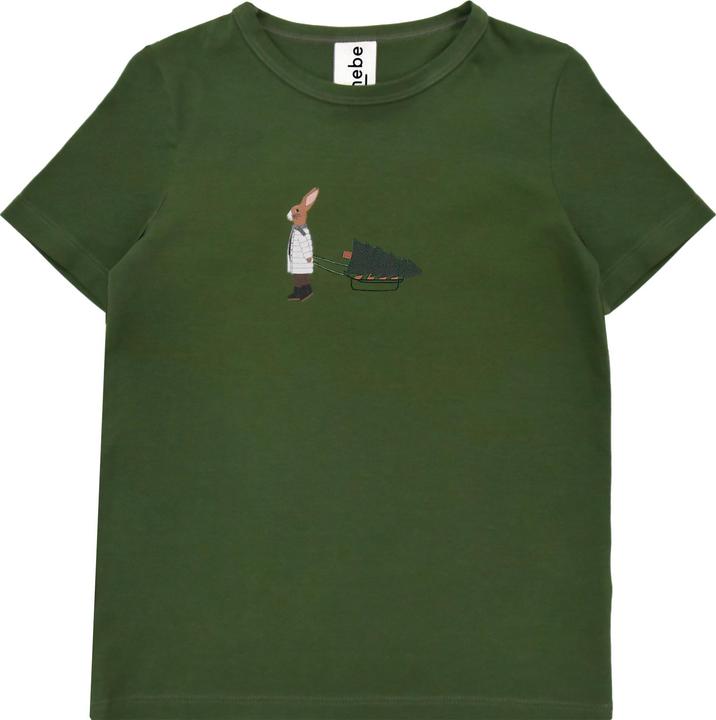 Produktbild Hebe T-shirt mit Häschen und Weihnachtsbaum (134, 140)