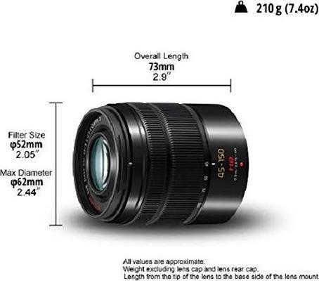 Produktbild Panasonic 45-150mm f/4.0-5.6 ASPH. Mega O.I.S. (Micro Four Thirds, Micro Four Thirds)