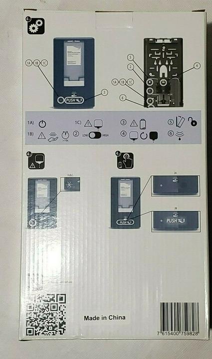 Produktbild Diversey Sensorspender für Seife IntelliCare Hybrid schwarz Schwarzer Spender mit Sensor