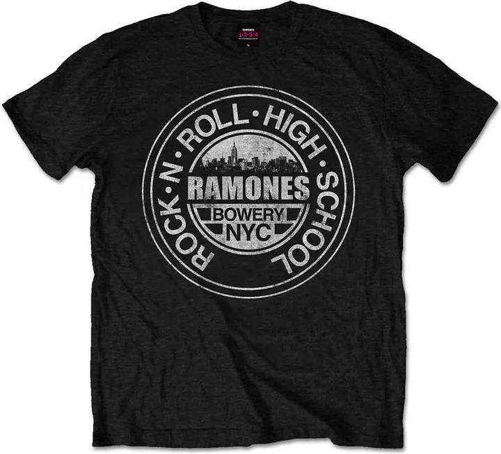 Actual product image Ramones Rock 'n Roll High School, Bowery, NYC (XL)