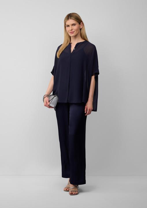 Actual product image S.Oliver Bluse Transparente Poncho-Bluse aus Chiffon (38)