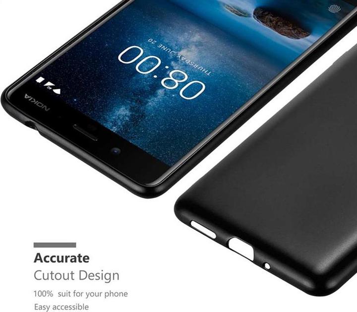 Actual product image Cadorabo TPU Matt Metallic Cover (LG K8 2017)