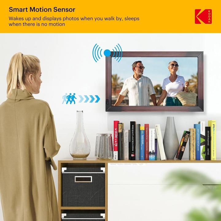 Image du produit Kodak Digitale Fotolijst mit WLAN, automatischer Rotation und App-Teilfunktion (27")