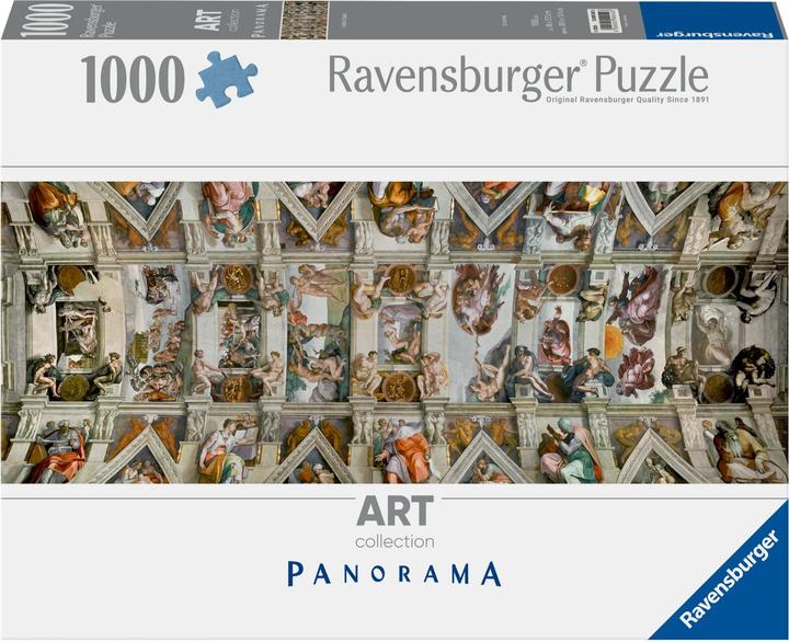 Actual product image Ravensburger 1000 Piece Jigsaw Puzzle - Art Collection: Michelangelo, Sistine Chapel Ceiling (1000 pieces)