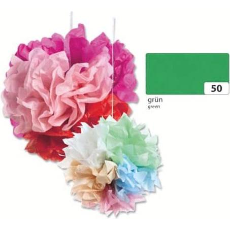 Thumbnail - Folia, Bastelpapier, Seidenpapier, (B)500 x (H)700 mm, 20 g/qm, grn (20 g/m²)