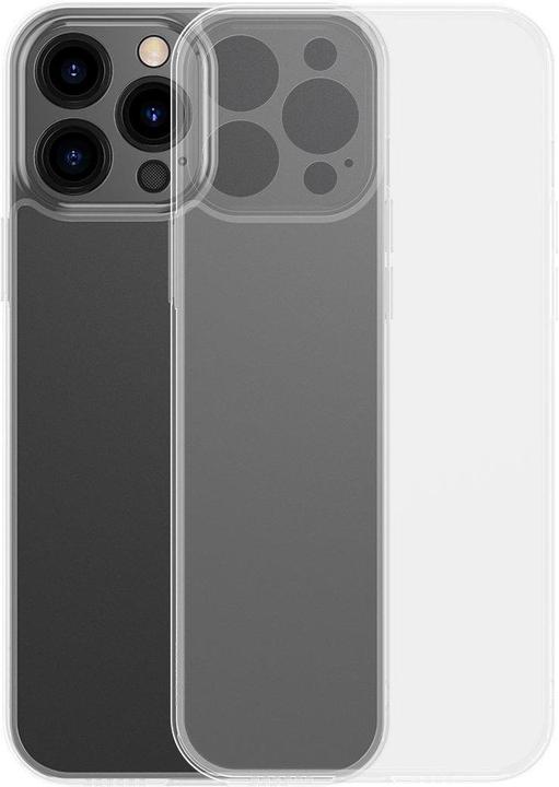Image du produit Baseus coque en verre givré pour iphone 13 pro max coque rigide avec cadre gel transparent (arws000802) (Apple iPhone 13 Pro Max)