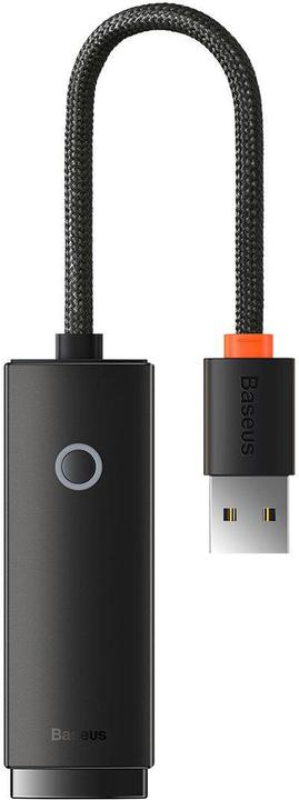 Produktbild Baseus Lite Series Ethernet Adapter USB-A to RJ45 LAN Port (100Mbps) Black (USB, RJ45 (1x))