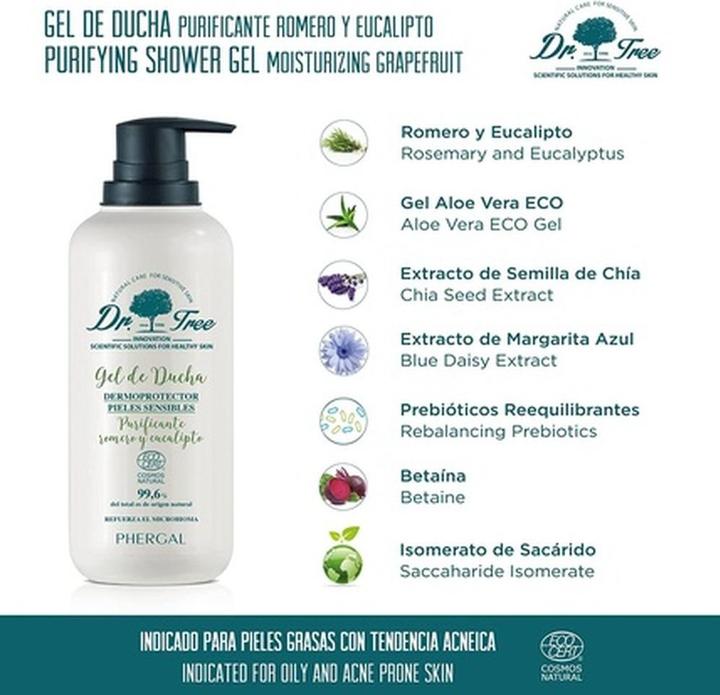 Produktbild Dr. Tree Reinigendes Duschgel 500ml (500 ml)