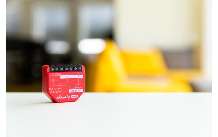 Actual product image Shelly 1PM Gen3 (Switch actuator)