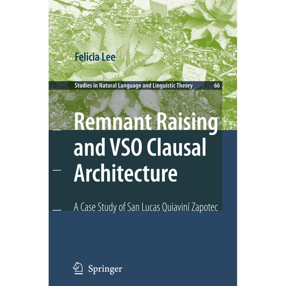 Remnant Raising and VSO Clausal Architecture, Fachbücher