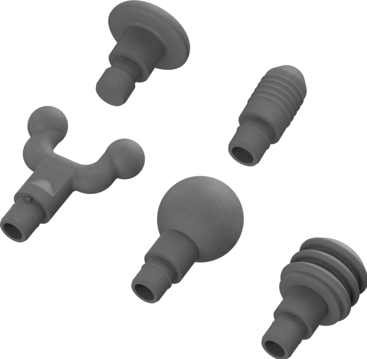 Actual product image Hyperice Hypervolt 2 Head Attachments