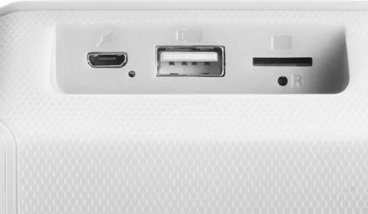 Actual product image Mars Gaming Enceintes Bluetooth Msbax RGB (Blanc) (8 h, Rechargeable battery operated)