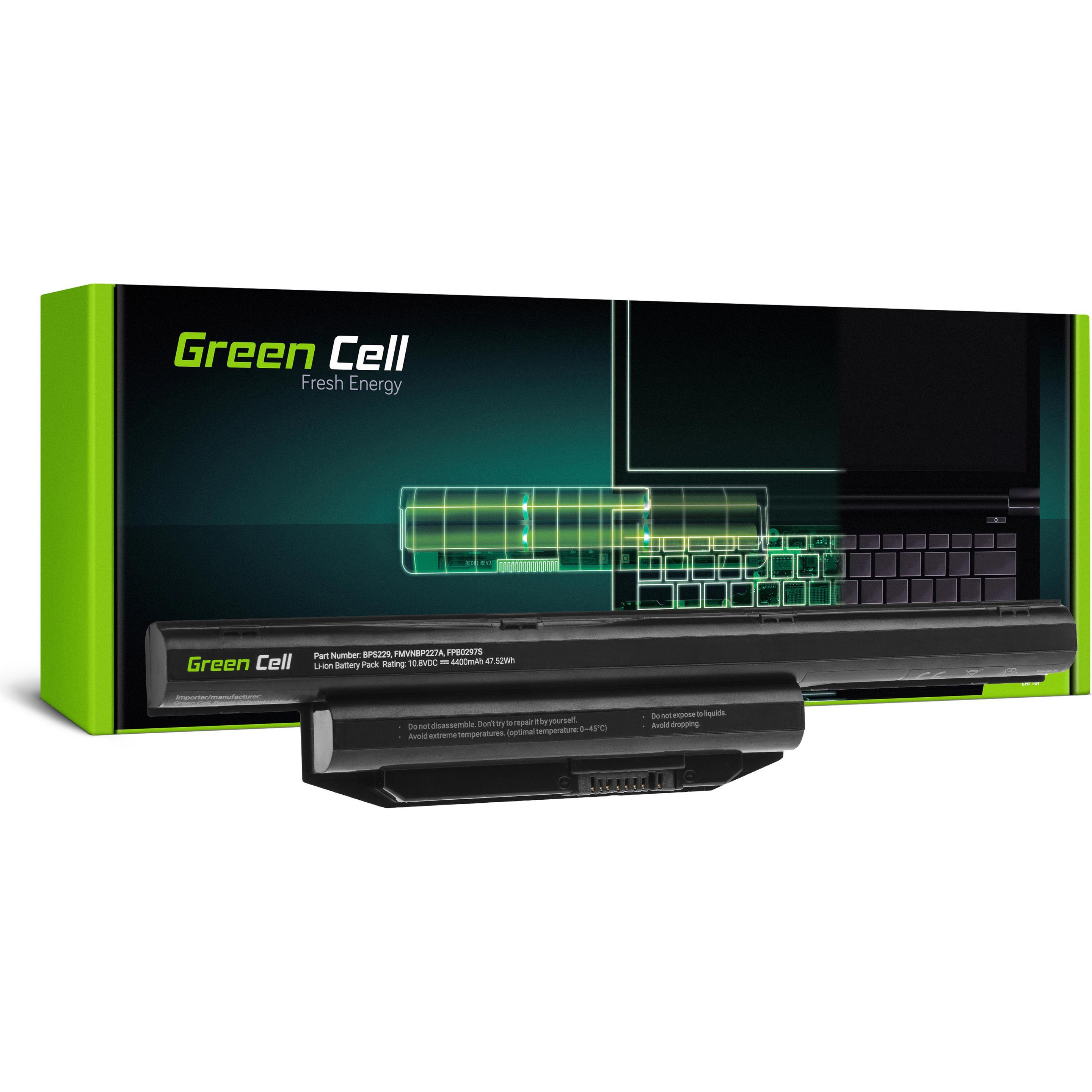 GreenCell FS31 - Akku - Fujitsu - LifeBook A514 A544 A555 AH544 AH564 E547 E554 E733 E734 (4400 mAh), Notebook Akku, Sch...