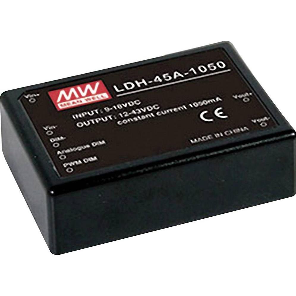 MeanWell MEAN WELL LDH-45A-350, 45 W, 12 V, 0,35 A, 86 V, 53 mm, 75 mm (LDH-45A-350)