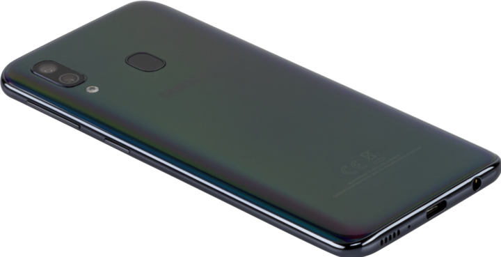 Produktbild Samsung Galaxy A40 EU EE Enterprise Edition (64 GB, Black, 5.90", Dual SIM, 16 Mpx, 4G)