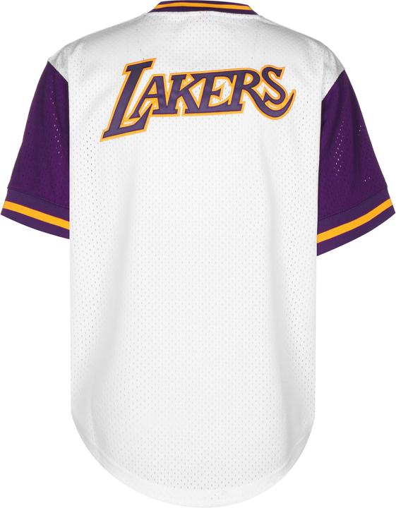 Actual product image Mitchell & Ness Jersey NBA Fashion Mesh V-Neck - LA Lakers (M)