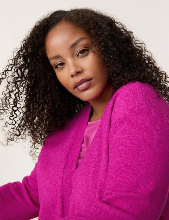 Produktbild Samoon Kuscheliger Long-Cardigan Jacke Strick - 64162 (52)