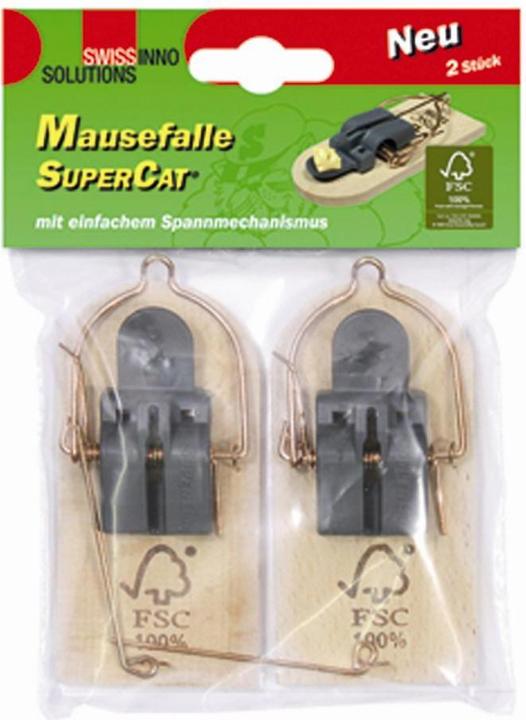 Immagine prodotto Super Cat Holz-Mausefalle Set