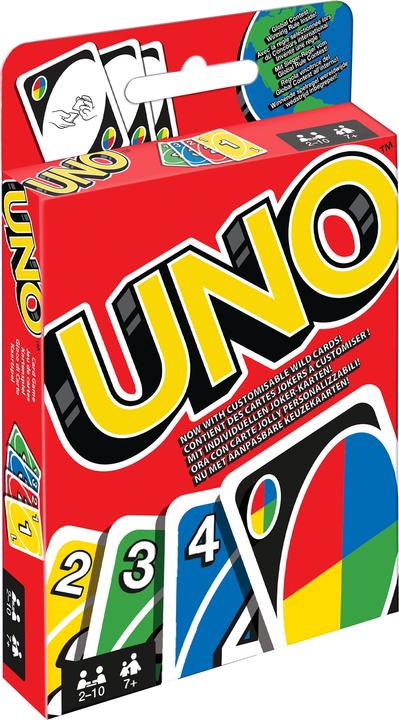 Actual product image Mattel Games UNO card game (English, 2 - 10 Players)