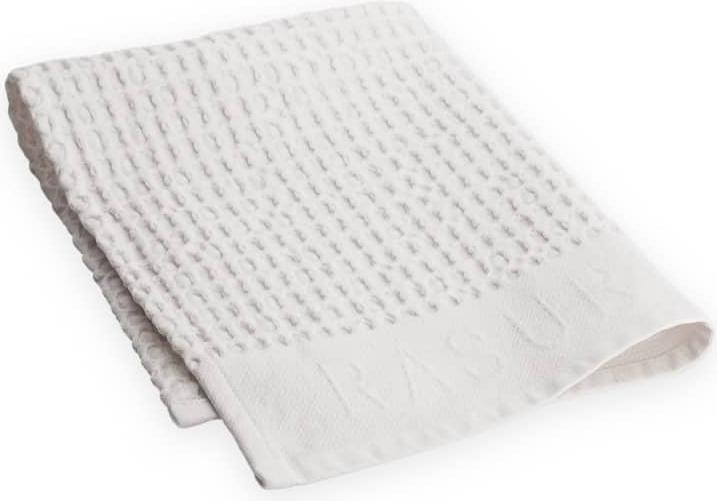 Actual product image Mühle Shaving Towel - 2 pieces shaving towels in white - 60 x 45 cm size - waffle pique