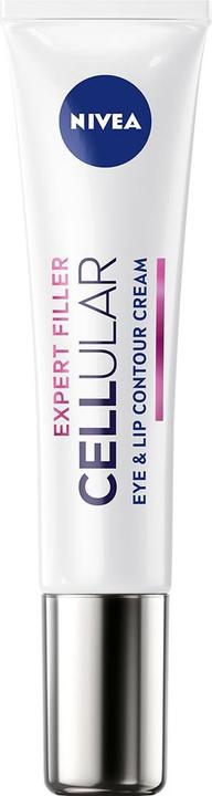 NIVEA Hyaluron Cellular Filler + Firms Anti-Wrinkle Cream Under Eyes 15Ml (Augenpflege Crème, Tag + Nacht, 15 ml)