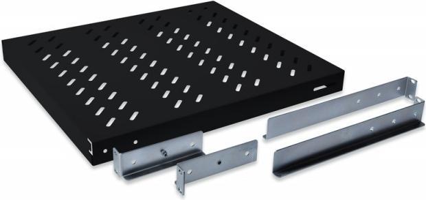 Image du produit Digitus DN-19 TRAY-1-800-SW Étagère fixe 525mm, max. 50kg noir