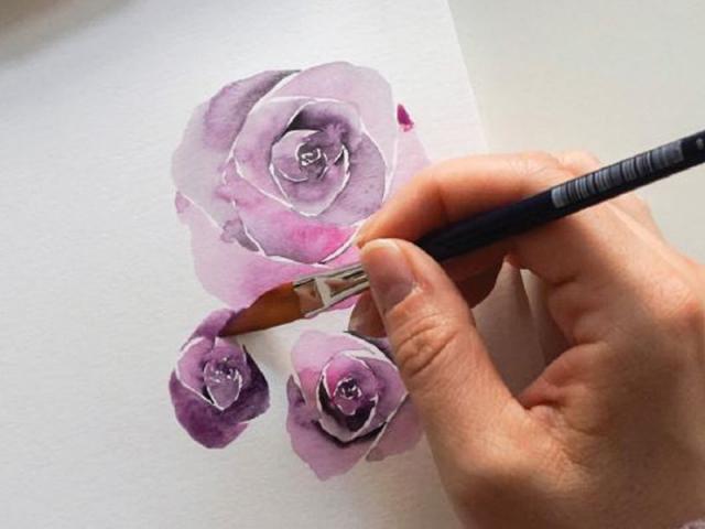 Actual product image Talens Sword brush