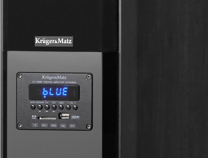 Produktbild Krüger&Matz Active speakers Kruger & Matz Passion, set 2.0, black (1 Paar, 80 W)