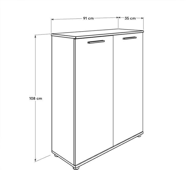 Produktbild Kalune Design Judson (91 x 35 x 108 cm)